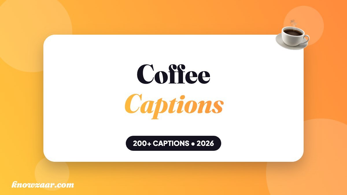 200+ Coffee Captions for Instagram in 2026 (Funny, Cute & Aesthetic)